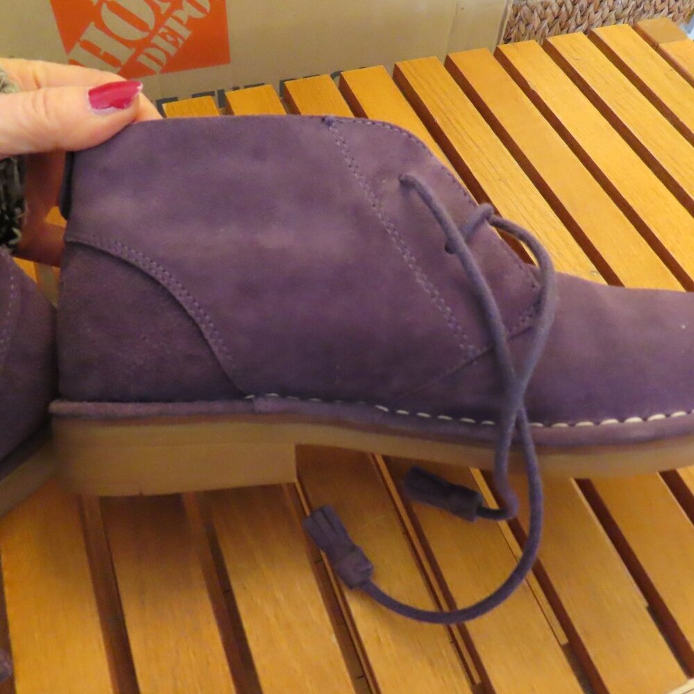 Purple Suede Women's Desert Boot